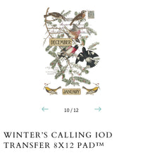 Load image into Gallery viewer, Winter’s Calling IOD Transfer