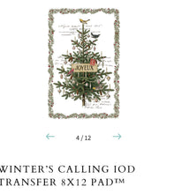 Load image into Gallery viewer, Winter’s Calling IOD Transfer