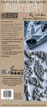 Load image into Gallery viewer, Dainty Flourishes 6" x 10" Food Safe Silicone Decor Mould (mold) by Iron Orchid Designs