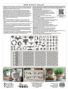 Delft Traditions Noir IOD Paint Inlay 12x16 Pad