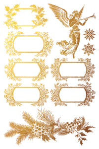 Gilded Tinsel IOD Transfer