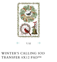 Load image into Gallery viewer, Winter’s Calling IOD Transfer
