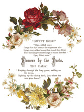 Load image into Gallery viewer, Flowers By The Poets IOD Transfer
