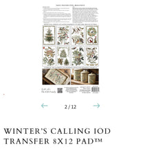 Load image into Gallery viewer, Winter’s Calling IOD Transfer
