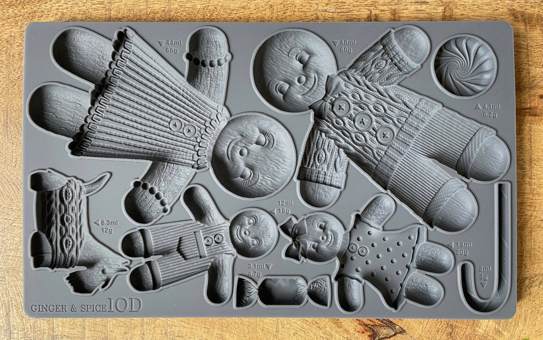 Ginger & Spice 6” x 10” IOD Mould