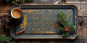 Gilded Tinsel IOD Transfer