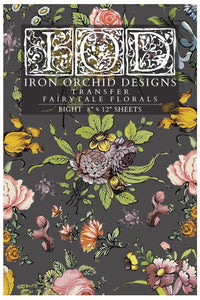Fairytale Florals IOD Transfer 8x12 pad