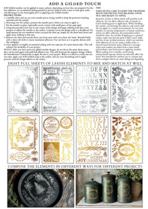 Figgy and Flourish Gilded Transfer