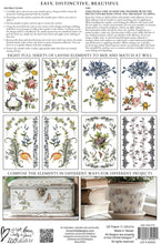 Load image into Gallery viewer, Fairytale Florals IOD Transfer 8x12 pad
