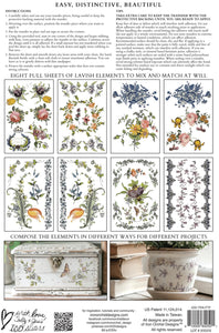 Fairytale Florals IOD Transfer 8x12 pad