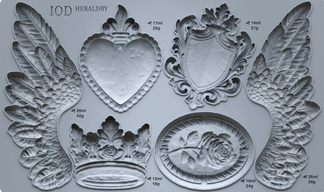 Heraldry IOD Mould