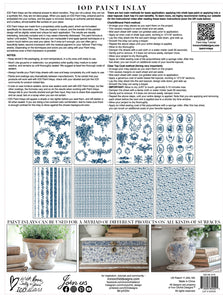 Delft Traditions Azure IOD Paint Inlay 12x16 Pad