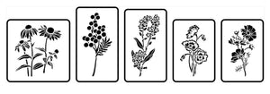 Mini Stems JRV Stencil Designed by Debi from Debi's Design Diary