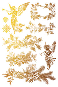 Gilded Tinsel IOD Transfer