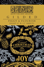 Load image into Gallery viewer, Figgy and Flourish Gilded Transfer
