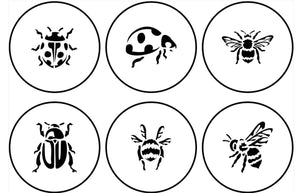Insects JRV Stencil Designed by Debi from Debi's Design Diary