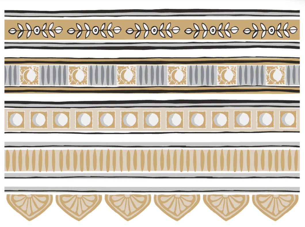 Classical Cameo Iron Orchid Designs Paint Inlay