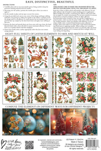 Kitschy Christmas IOD Transfer