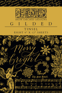 Gilded Tinsel IOD Transfer