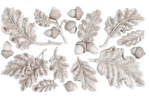 Leaves & Acorns 6x10 IOD Mould