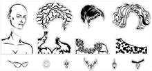 Load image into Gallery viewer, Portrait Mode JRV Stencil Designed by Debi from Debi’s Design Diary
