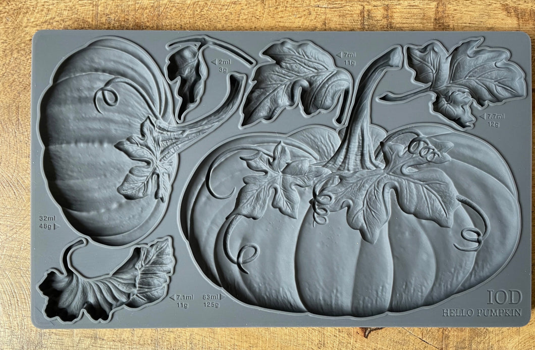 Hello Pumpkin 6” x 10” IOD Mould