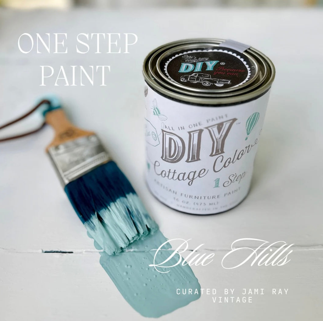 DIY One Step Paint Blue Hills