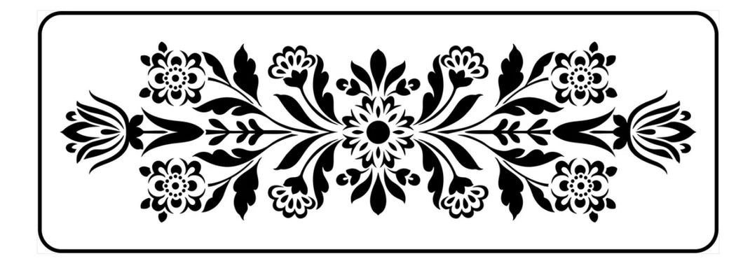 Folk Floral Swag JRV Stencils