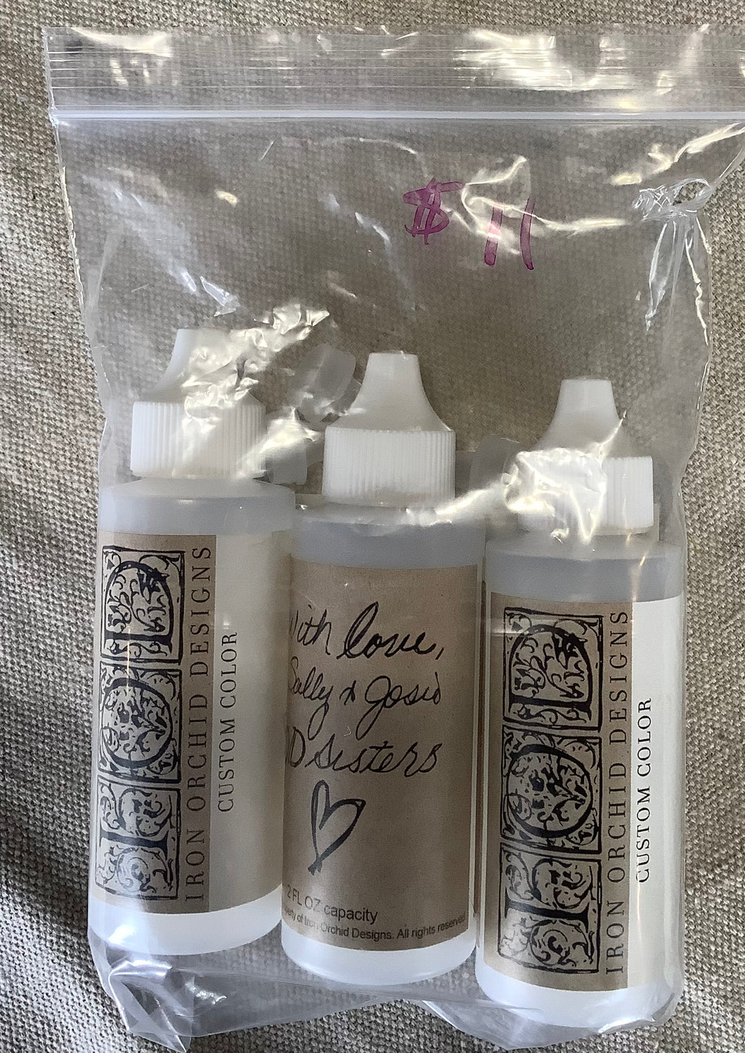 Custom Color/Refillable Bottles