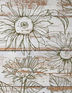 Sunflower Stamp Iron Orchid