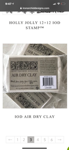 IOD Air Dry Clay