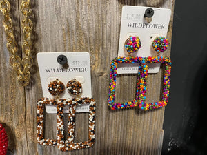 Seed Bead Earrings