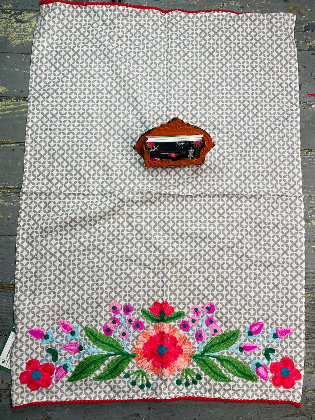 Floral Embroidery Cloth