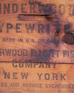 Underwood Crate Decoupage Paper