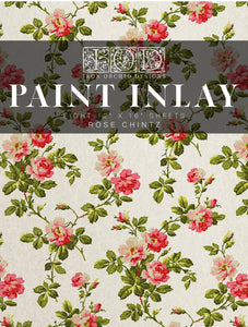 Rose Chintz Paint Inlay