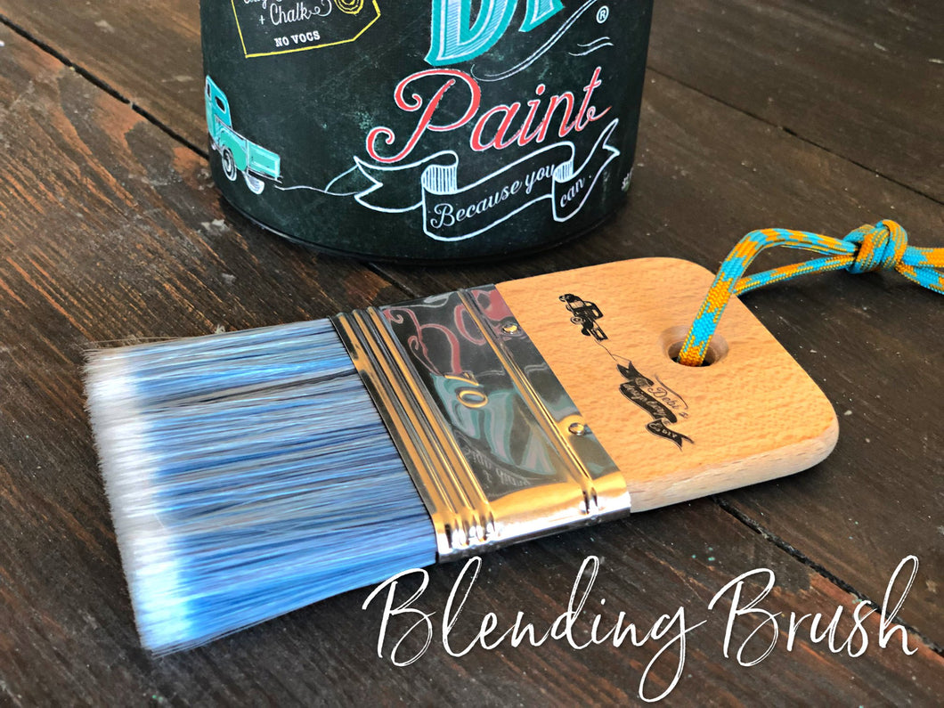 Flat Synthetic Blending Brush (short handle)