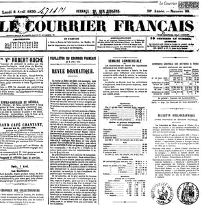 Le Courrier Stamp