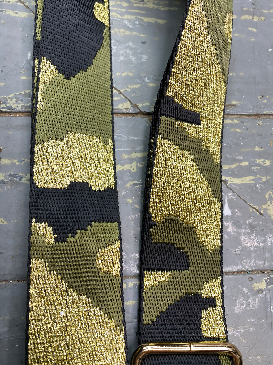 Purse Strap Green Camo