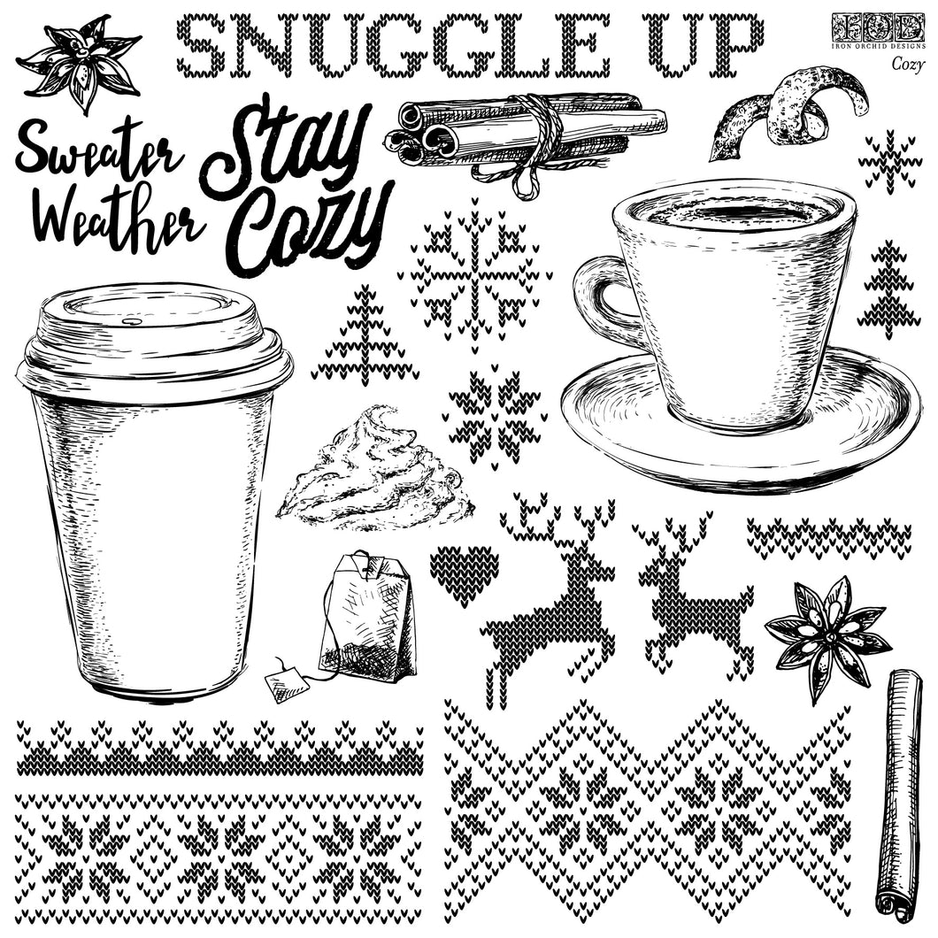 Cozy 12x12 IOD Stamp™