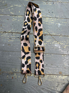 Purse Straps Blush leopard