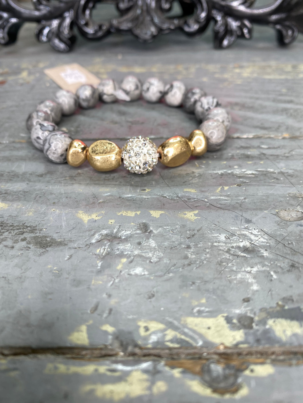 Grey and gold Bracelet