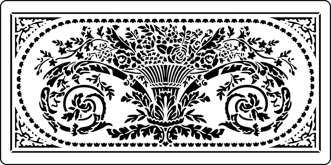 French Wall Panel JRV Stencil