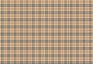 Orange and Black Plaid Decoupage Paper