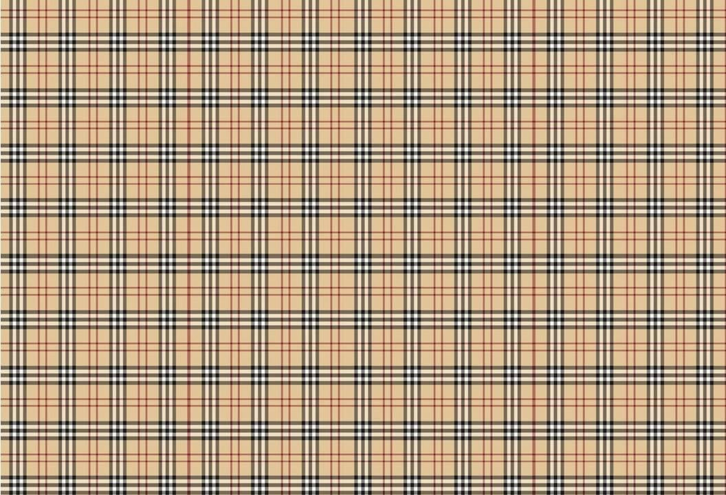 Orange and Black Plaid Decoupage Paper