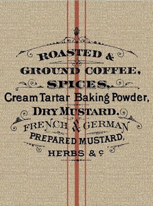 Roasted Coffee Decoupage Paper
