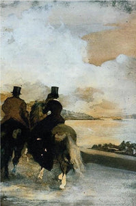 Riding in the Sunset Decoupage Paper
