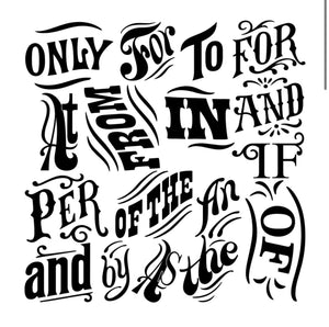 Block Type Stamps