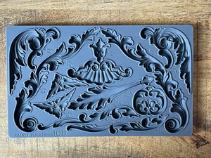 Dainty Flourishes 6" x 10" Food Safe Silicone Decor Mould (mold) by Iron Orchid Designs
