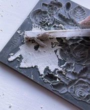 Load image into Gallery viewer, Juliette 6&quot; x 10&quot; Food Safe Silicone Decor Mould (mold) by Iron Orchid Designs
