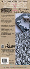 Load image into Gallery viewer, Juliette 6&quot; x 10&quot; Food Safe Silicone Decor Mould (mold) by Iron Orchid Designs
